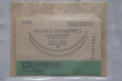 Lukens N-490 NYLON 2, Back Monofilament, 30