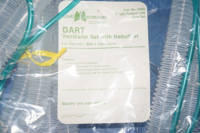 Dart 5055 Ventilator Set with Nebulizer ~ Box of 10