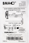 Ranfac 514001-006 BMAC Bone Marrow Aspiration Ndle W/Blunt-Tip Stylet 11Gax110mm