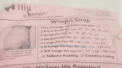 HipSaver Wrap&Snap XLarge 115-127cm