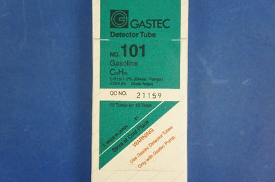 Gastec 101L Detector Tube Gasoline CnHm ~ Box of 10