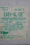 Ethox 9212 Easy-Glide Nasogastric/Nasointestinal Feeding Tube 12Fr., Length 43
