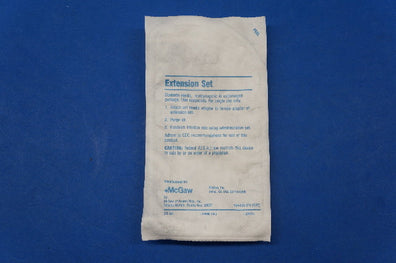 McGaw U5403 Extension Set, Large Bore, Prime 5mL, Length 31inch ~ Lot of 21