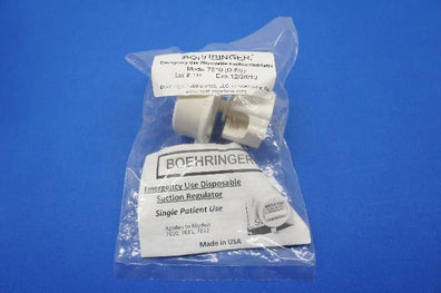 Boehringer 7610 Emergency Use Disposable Suction Regulator (x)