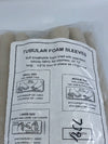 Henry Schein 8705 Tubular Foam Sleeves Small Size ~ Pack of 12