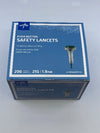 Medline MPHSAFETY21 Push Button Safety L a n c e t s 21G ~ Case of 3600