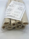 Henry Schein 8725 Tubular Foam Sleeves, Size Large, Overlap 1inch ~ Pack of 8
