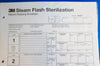 3M 1254E-F Steam Flash Sterilization Record Keeping Envelope ~ Box of 100