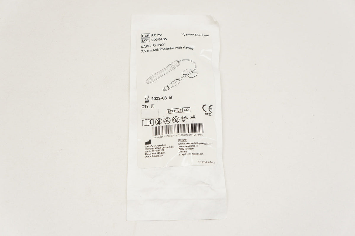 Smith&Nephew RR751 Rapid Rhino 7.5cm Ant/Posterior with Airway