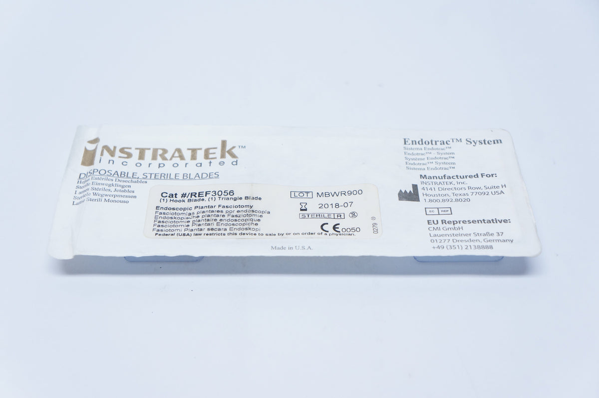 INSTRATEK 3056 Endoscopic Piantar Fasciotomy Hook Blade (x) – Imedicsales instratek-3056-endoscopic-piantar-fasciotomy-hook-blade-x-imedicsales