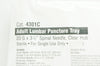 CareFusion 4301C Adult Lumbar Puncture Tray 20G x 3-1/2inch Spinal Ndle