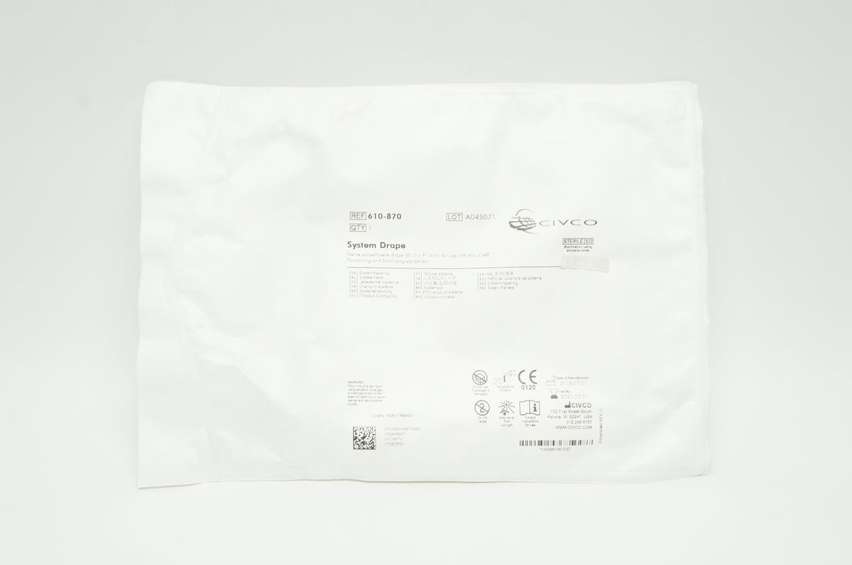 Civco 610-870 System Drape For Use With AccuCare 81.3 cm x 91.4 cm