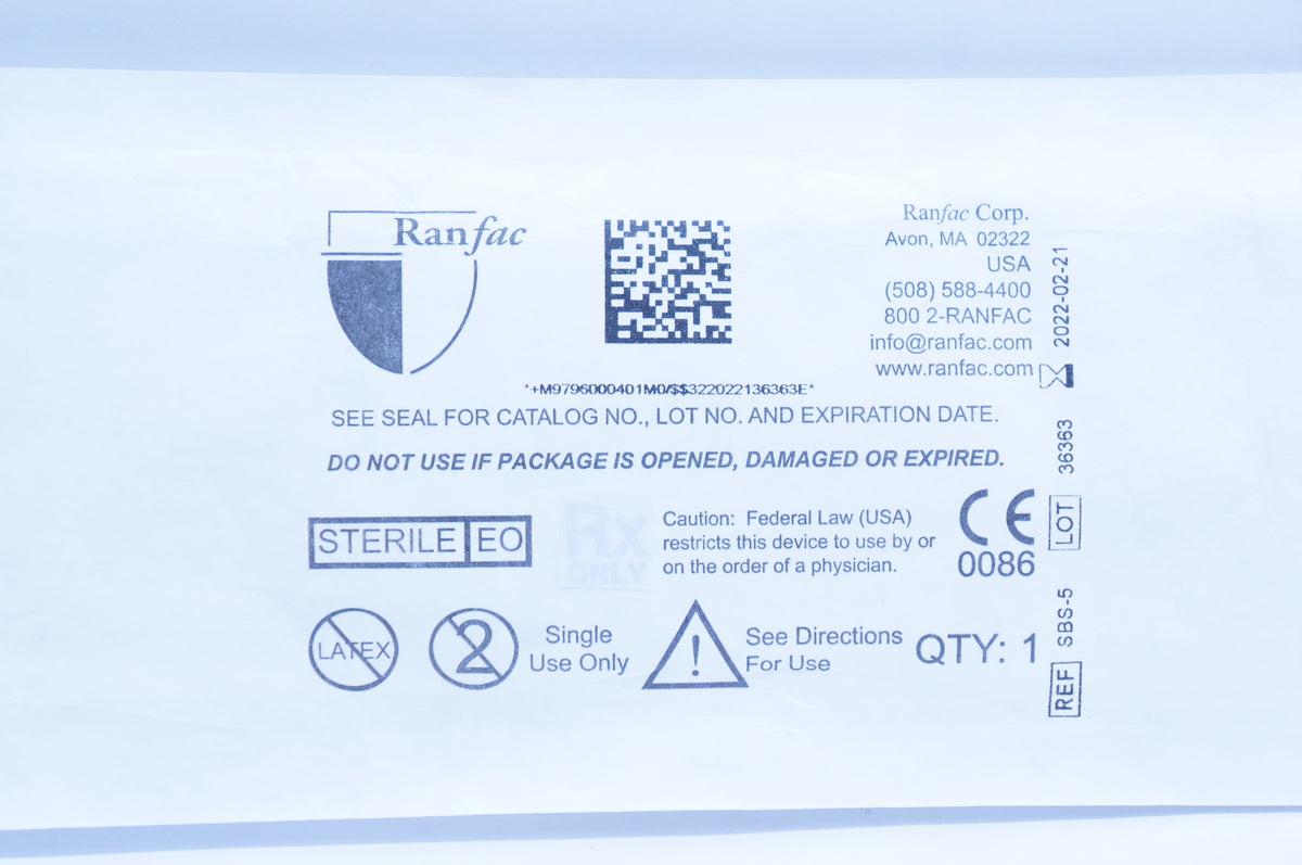 Ranfac SBS5 Breast Marking Bracketing System with Echogenic Tip 20 Ga