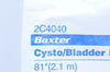 Baxter 2C4040 Cysto/Bladder Irrigation Set, Regulating Clamp 81 inch