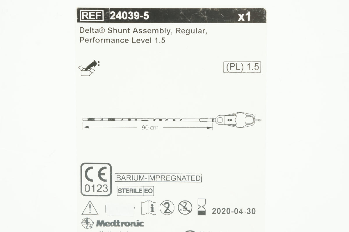 Medtronic 240395 Delta Shunt Assembly, Regular, Performance Level 1.5
