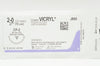 Ethicon J869 2-0 Coated VICRYL, CP-2, 26mm 1/2c Reverse Cutting, 27inch