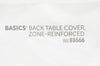 Halyard 88666 Basics Back Table Cover, Zone-Reinforced 44inch x 90inch (x)