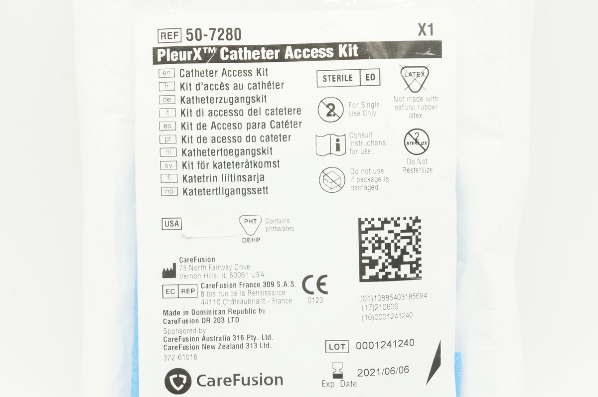 CareFusion 507280 PleurX Cath. Access Kit Imedicsales