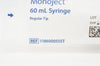 Covidien 1186000555T Monoject SoftPack Regular Luer Tip Syringe 60mL
