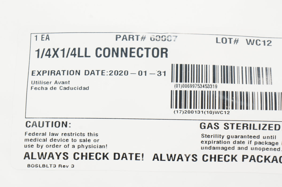 Terumo 60007 Cardiovascular Procedure Kit CVS 1/4 x 1/4LL (x) Imedicsales