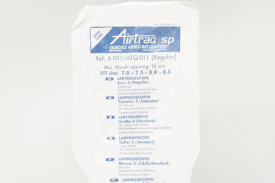 Prodol A-011/ATQ-011 (Regular) Airtraq SP Video Laryngoscope, Size: 3 (x)