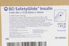 BD 305932 Safety Glide 1/2ml, 29G x 1/2 - Case of 100