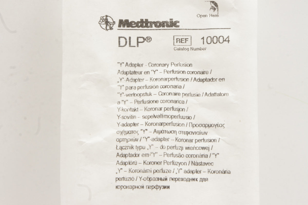 Medtronic 10004 DLP Y Adapter Coronary Perfusion Imedicsales