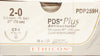Ethicon PDP259H 2-0 PDS Plus Antibacterial CT-1 36mm 1/2c Taper 27in-Box of36(x)