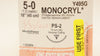 Ethicon Y495G 5-0 MONOCRYL, PS-2, 19mm 3/8c, 18inch (x) - Box of 10
