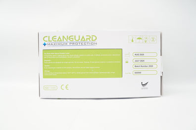 CleanGuard 2020 Nitrile Powder-Free Examination Gloves, Medium Blue - Box of 100
