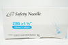 DPS Safety Needle 23G x 1 1/2inch - Box of 100