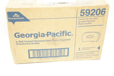 Georgia-Pacific 59206, 2-Roll Covered Horizontal Bath Tissue Dispenser