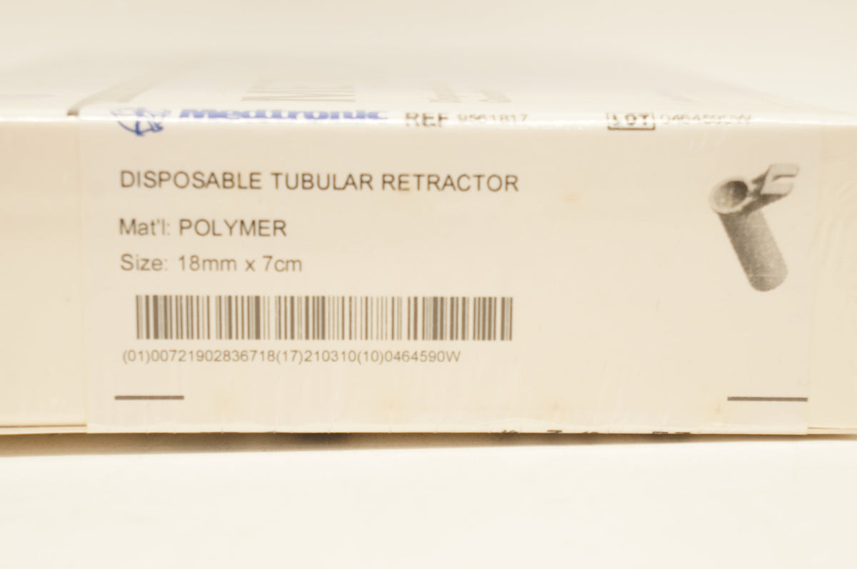 Medtronic 9561817 METRx System Disposable Tubular Retractor 18mm x 7cm