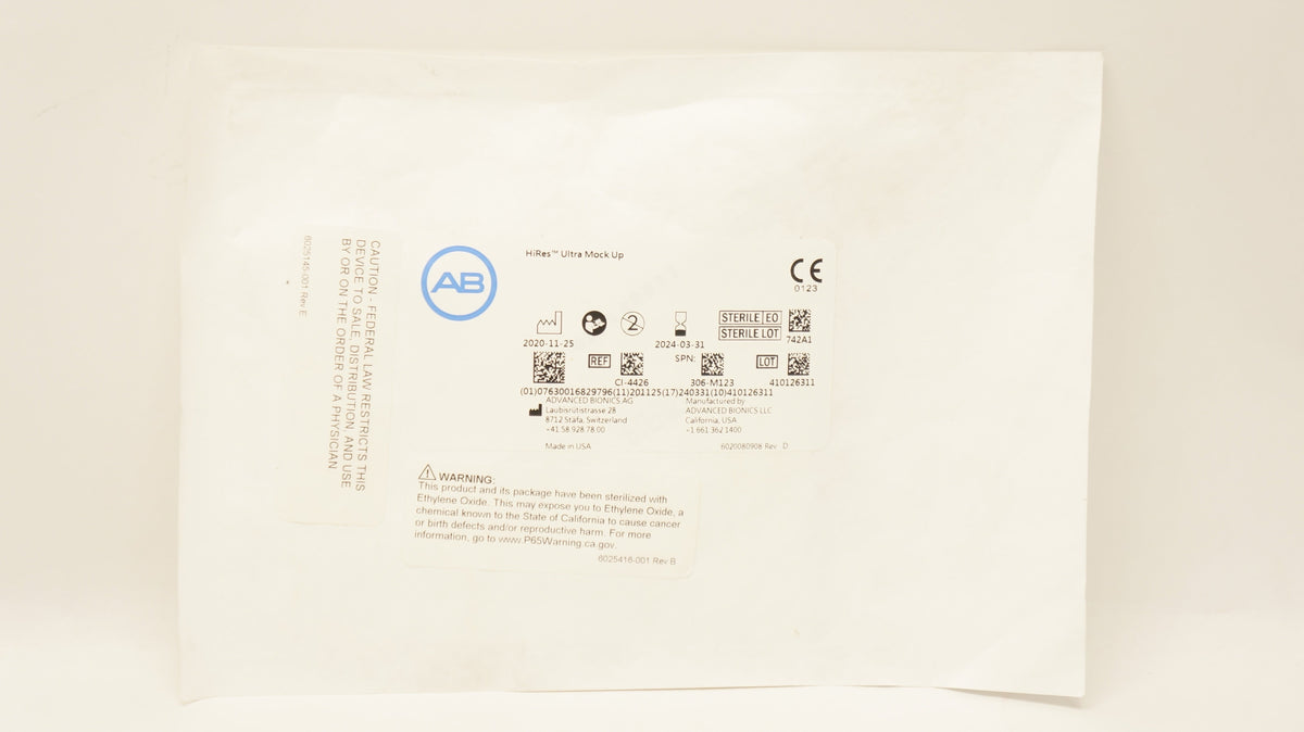 Advanced Bionics CI-4426 HiRes Ultra Mock Up – Imedicsales