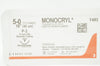 Ethicon Y493 5-0 MONOCRYL Undyed Monofilament P-3 13mm 3/8c Reverse Cutting,18in