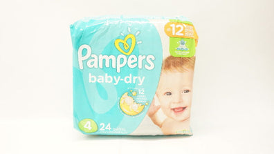 P&G Pampers Baby-Dry, Size 4 - Pack of 24