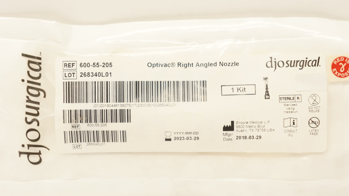 Djo Surgical 60055205 Optivac Right Angled Nozzle Imedicsales