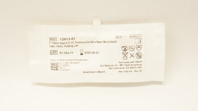 Icumed 12513-01 Smallbore Ext Set W/Remv MicroClave Clear 7in. x 0.31ml
