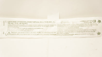 Amphastar NDC 76329-6300-5 LARYNG-O-JET Kit, Sterile Pak