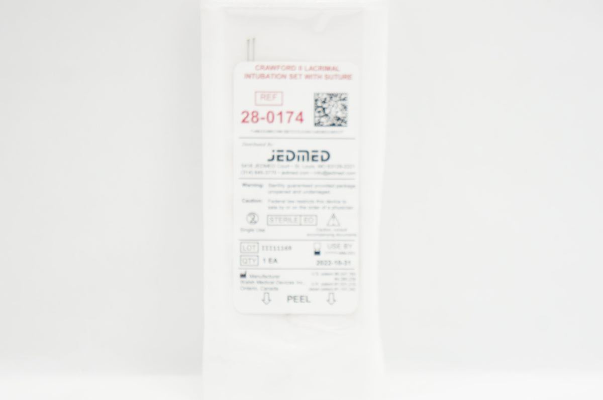 JedMed 280174 Crawford II Lacrimal Intubation Set with Suture