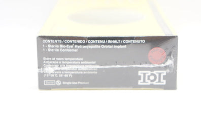 IOI  I00020S Bio-eye HydroxyapatiteOrbital Implant 20mm (x)