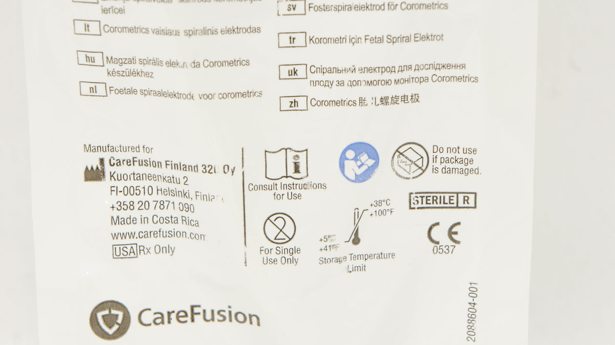 CareFusion 7000AA0 Vital Signs Fetal Spiral Electrode for Corometrics