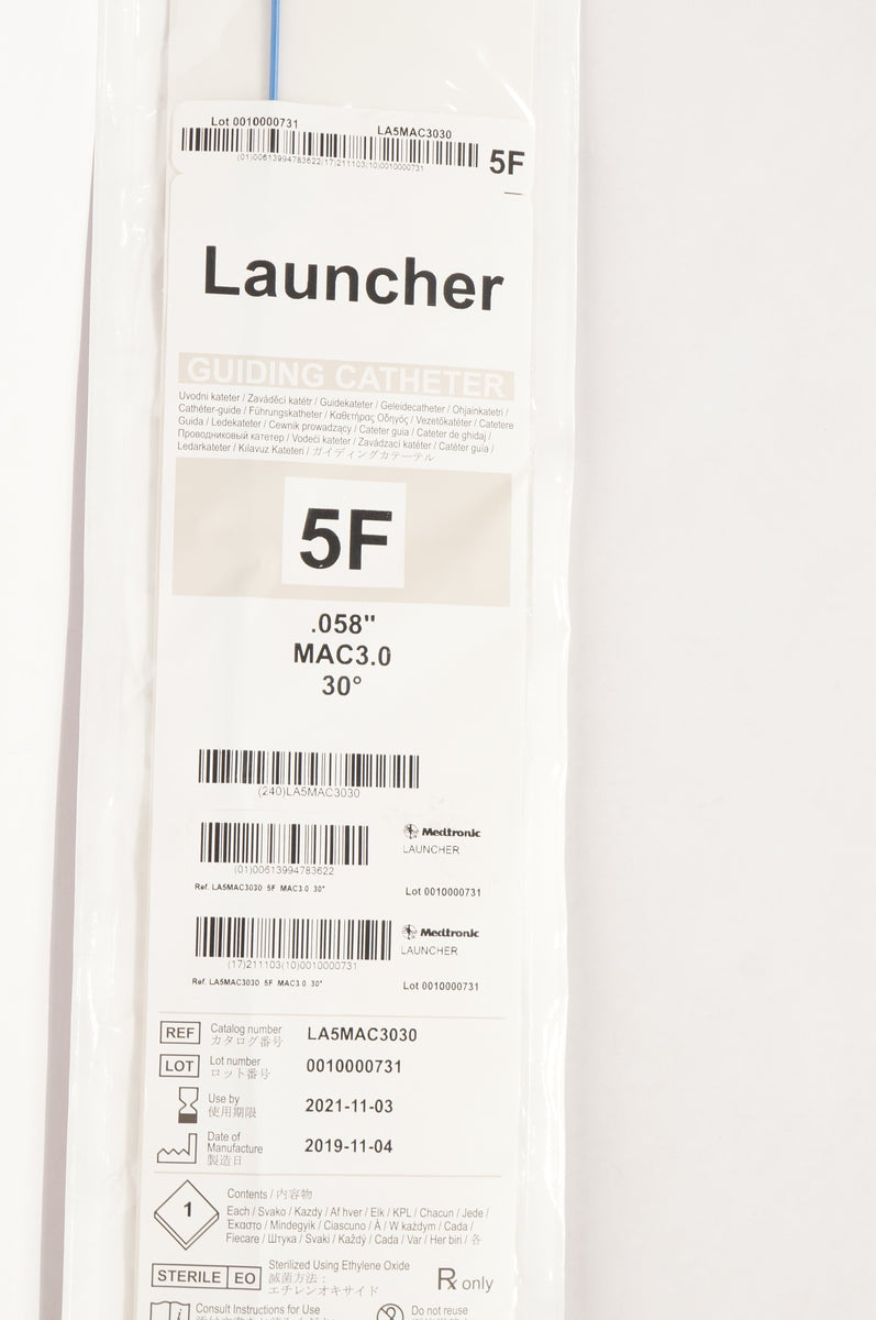 Medtronic LA5MAC3030 Launcher MAC3.0 Guiding Catheter 5F (x) Imedicsales