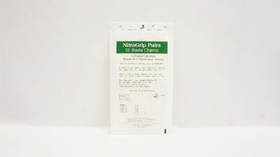 Medgluv MGSE5122 NitraGrip Pairs 12 Sterile Chemo Power-Free Gloves M