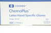 Covidien CT0193-1 ChemoPlus Latex Hand Specific Gloves, Large 18ml - Box of 100