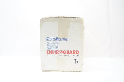 EnuroGuard 702846Y ChemSplash, Chemical-resistant Apron 28 x 46in-Box of 100