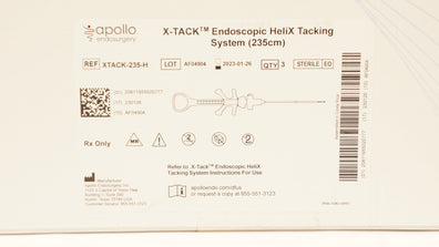 Apollo XTACK-235-H X-TACK Endoscopic Helix Tacking System 235cm (x) - Box of 3