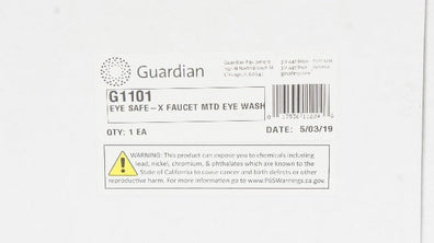 Guardian G1101 Eye Safe-X Faucet-Mounted Eyewash Station