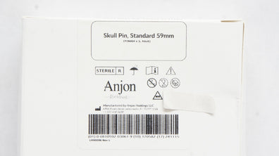 Anjon 100050 Skull Pin Standard 59mm - Box of 5