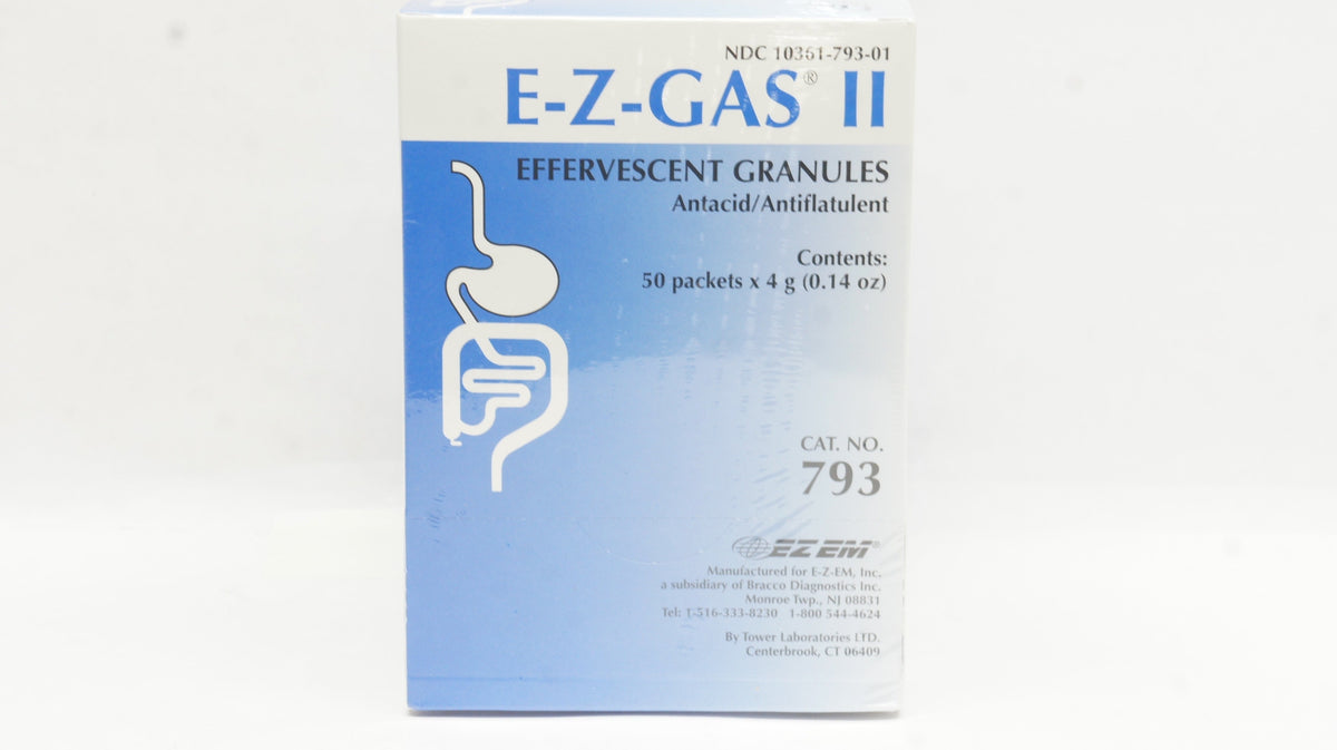 E-Z-GAS II, 793 Effervescent Antacid/Antiflatulent Granules - Box